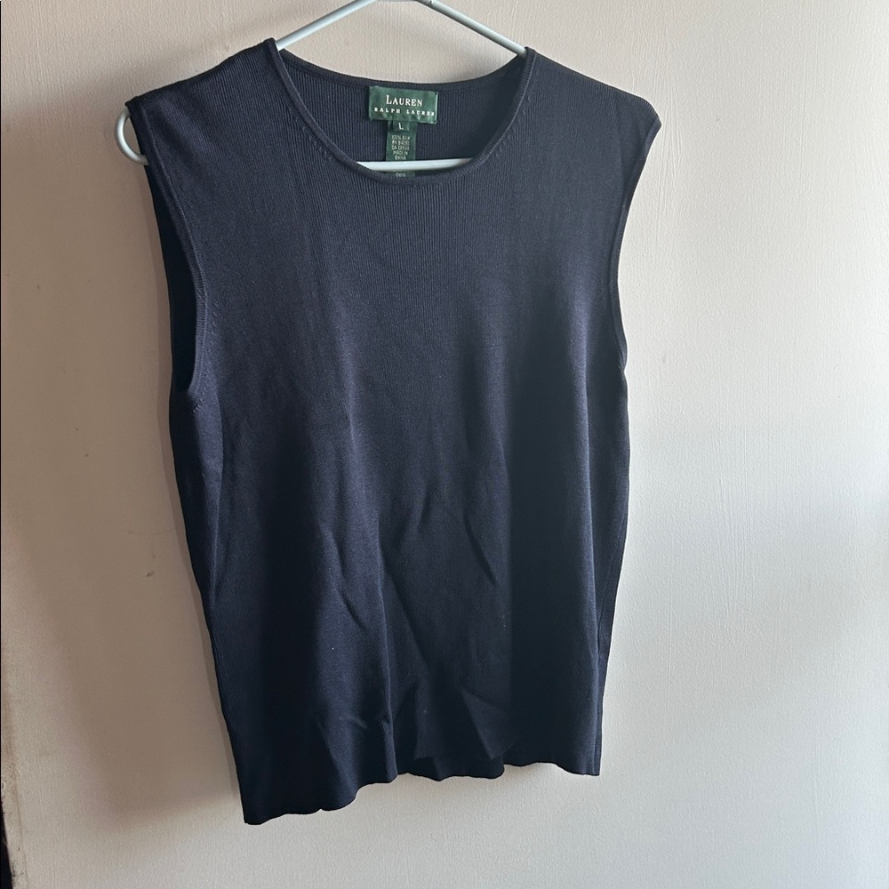 Lauren Ralph Lauren Dark Blue Tank Top